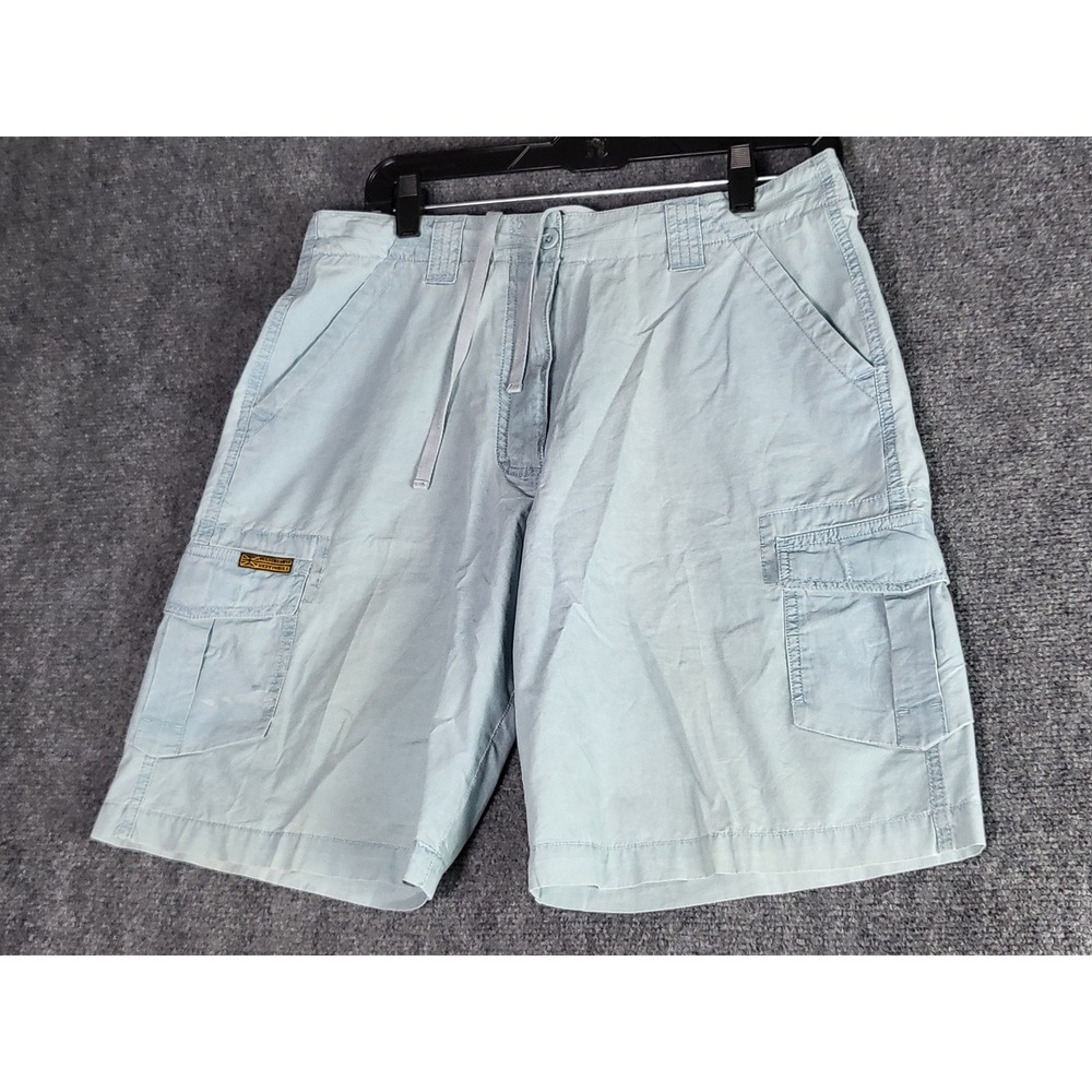 Pusser's BVI Cargo Shorts Nautical Tropical Islandwear Cotton Blue Women Size 12